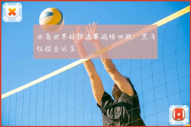 冰岛世界杯预选赛战绩回顾：黑马征程全记录
